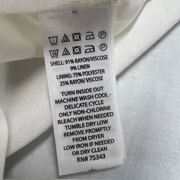 NWT JOIE Striped Midi Dress Blue White 2 - Picture 9 of 9